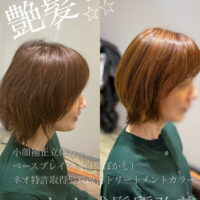 丸亀|白髪ぼかしでツヤ美シルエット】